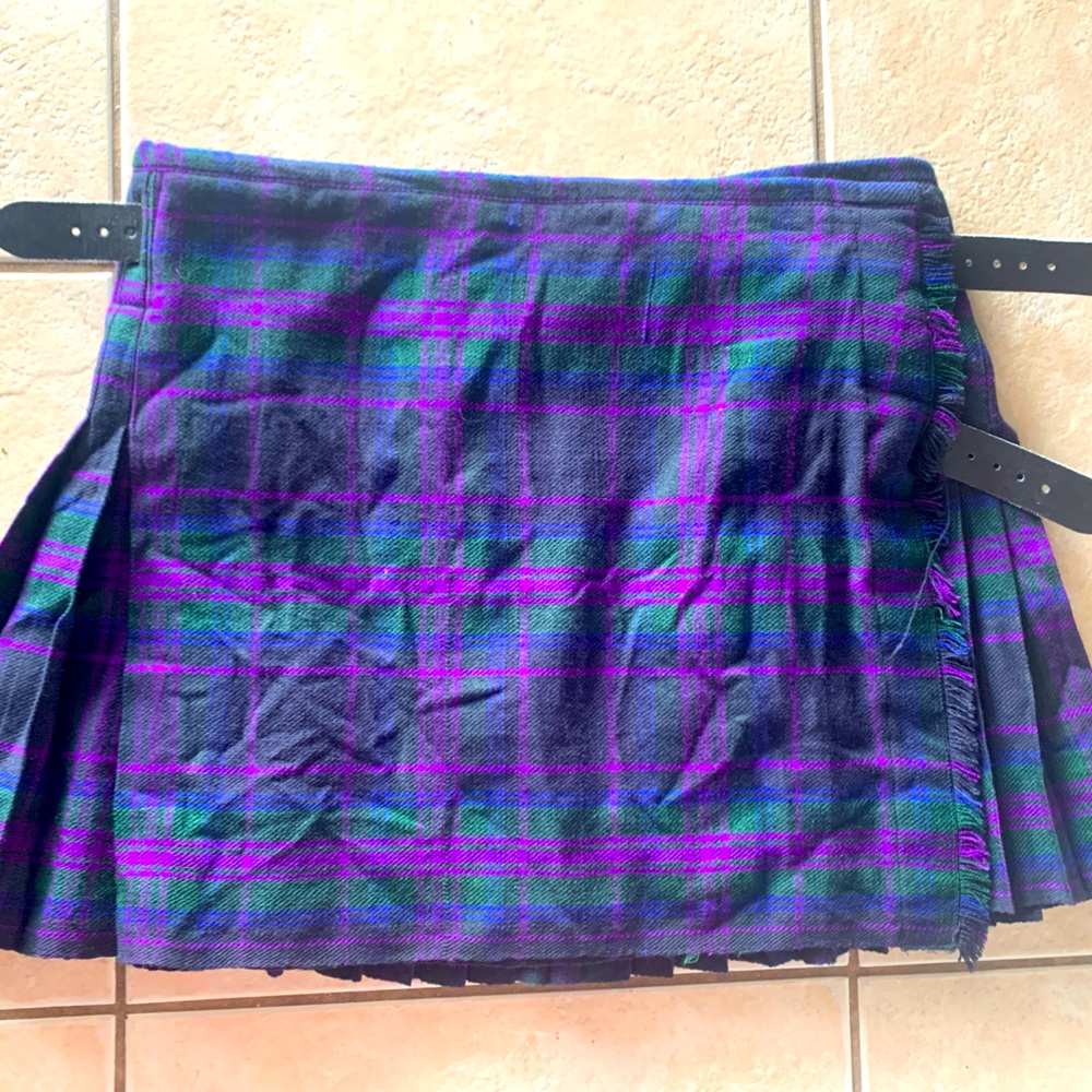 Purple & Green Kilt